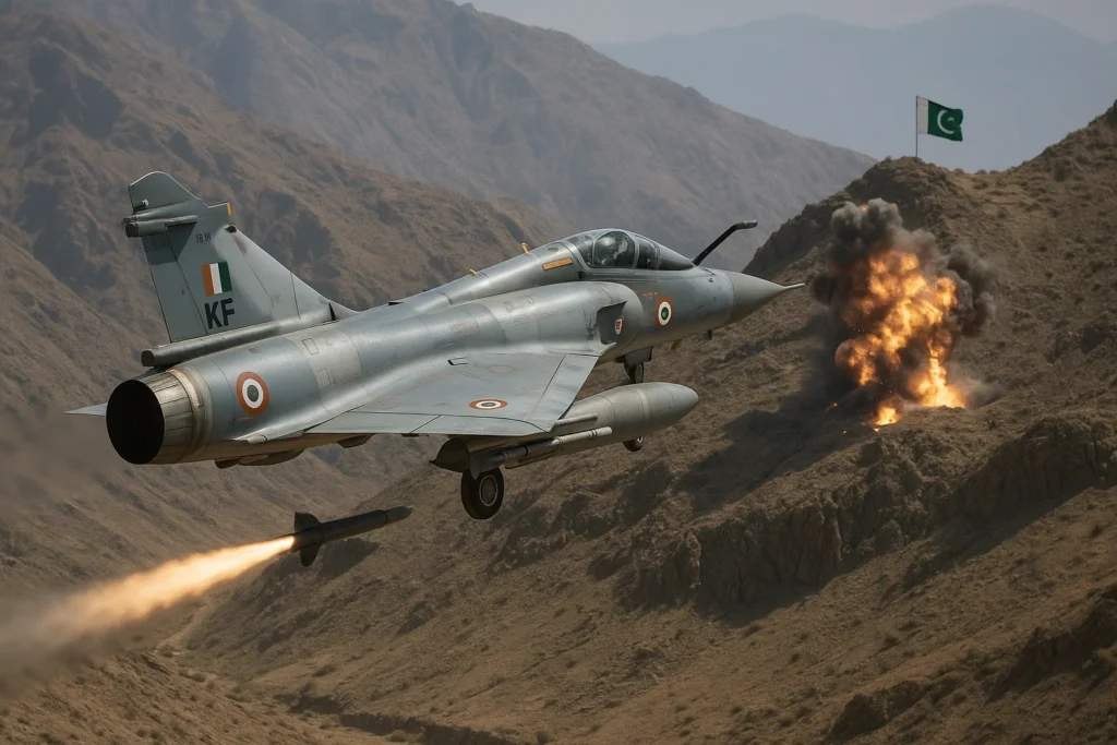 mirage attack in Pak Border by Indian Air Forces