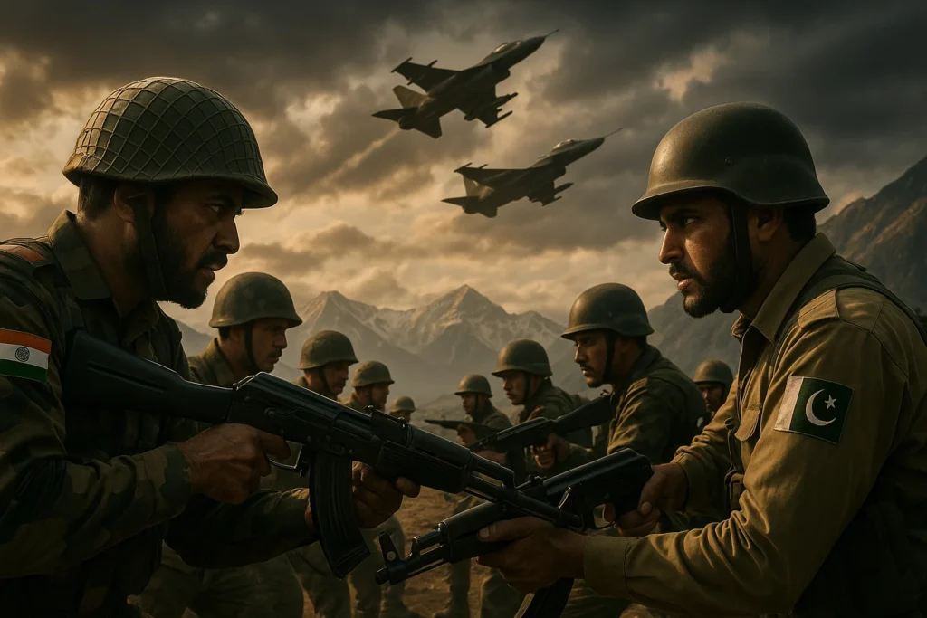 tense border between India and Pak