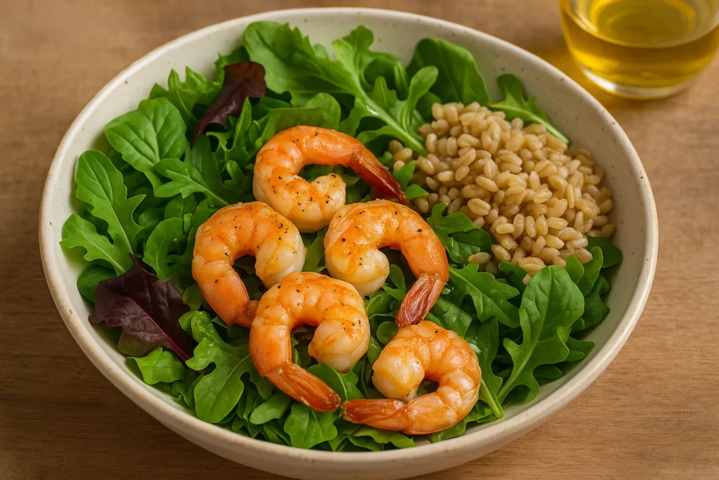 Healthy shrimp salad recipe for expecting mothers
