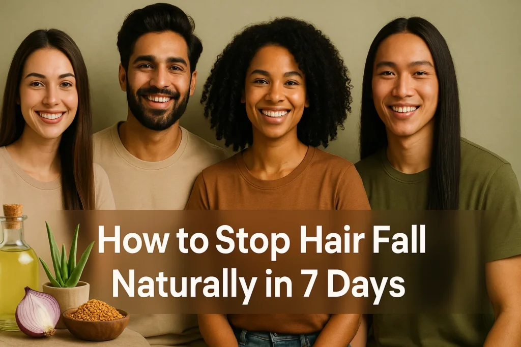 How to Stop Hair Fall in 7 Days